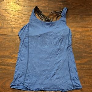 Lululemon Athletica Blue Tank Top size 4